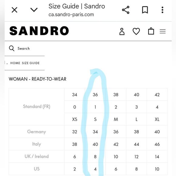 SANDRO Paris Mellow Stripe Blue Red Wrap Midi Shirt Dress Lace Inserts Size S - Picture 10 of 15